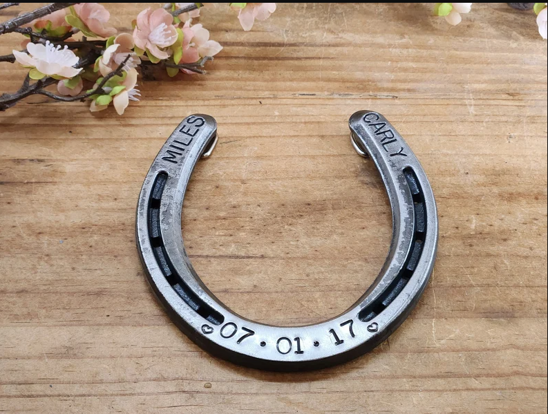 Personalized Horseshoe-With Hooks – Lucky American Designs