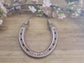 Personalized Copper Horseshoe Wall Hanging-1 Line