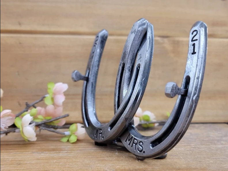 Horseshoe Ring Holder - Personalized with Year